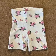 ZARA 花柄 ベビーレギンス スパッツ86cmのサムネイル