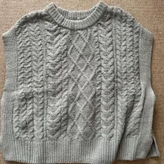 SM2マットモールニットベスト