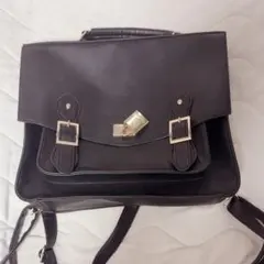新品未使用タグ付き】Amavel くま 3wayサッチェルバッグ ブラウン 
