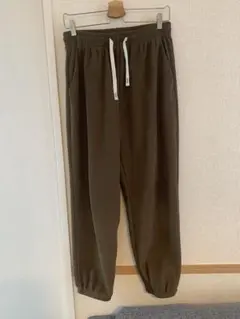 コーデュロイ　ダークブラウン　ジョガーパンツ　スウェットパンツ