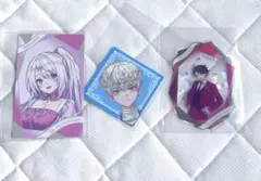 にじさんじ シール、カードセット 三枝明那・椎名唯華・緋八マナ