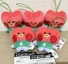 BT21 minini Petit Holidayぬいぐるみマスコット　テテ5体
