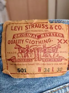 Levi's 501 usa製　デニム W34 L30