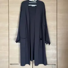 ローズティアラ　ロングカーディガン　ダークグレー　42サイズ