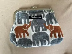 【新品】Finlayson がま口 ポーチ 象柄のサムネイル