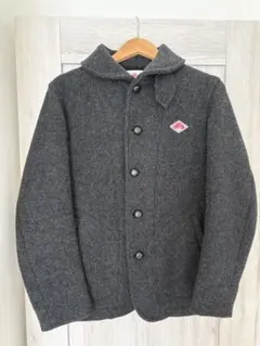 DANTON ウールパイル ラウンドカラージャケット メンズ38 チャコール
