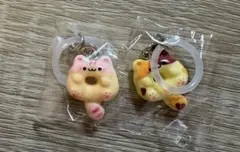 ねこドーナツ めじるしチャーム 2種セット