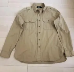 RRL Ralph Lauren ミリタリーシャツ ベージュ　新品未使用のサムネイル