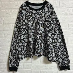 【OLD NAVY × Disney】【3L〜4L】ナイトメアー総柄ロンT