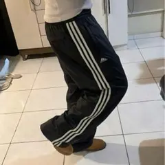 00s archive adidas ワイドナイロンパンツ y2kのサムネイル