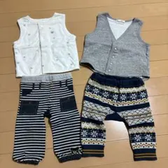 長ズボン、ベスト子供服　男の子　80サイズ 4枚セット