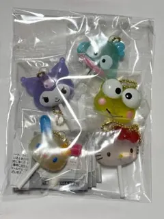 サンリオ カラフルキャンディーチャーム セミコンプ ウサハナ キティ クロミ