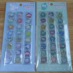 正規品　サンリオ　おはじきふうシール　シナモロール　シナモン・ハンギョドン