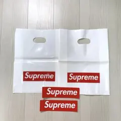 Supreme ステッカー 袋 ショッパー 各2枚セット 正規