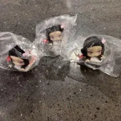 鬼滅の刃 禰豆子×3 おねむたん ガチャガチャ