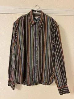 【希少】Paul Smith JEANS マルチストライプ 長袖シャツ Mのサムネイル