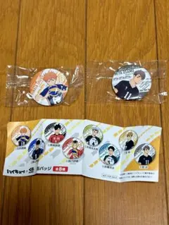 ハイキュー くら寿司 缶バッチ2種類セット