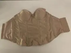 【美品】エメ AIMER ブライダルインナー ロングビスチェ D65 ベージュ