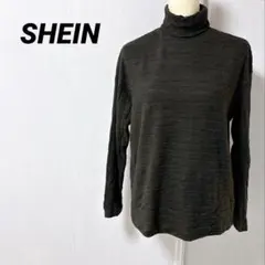 SHEIN 【US4 M】タートルネックプルオーバー ブラック 秋冬