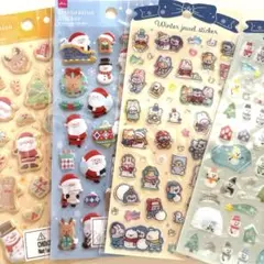 クリスマスシールセット　4点セット　9