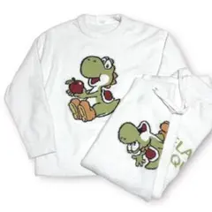 ジェラートピケ オム スーパーマリオ プルオーバー&ロングパンツ ヨッシー L