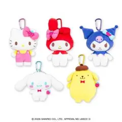 【Sanrio】　サンリオキャラクターズ　いちごがま口ポーチ　マイメロディ