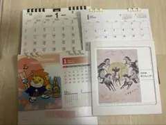 卓上カレンダー 2026年　4冊-1セット
