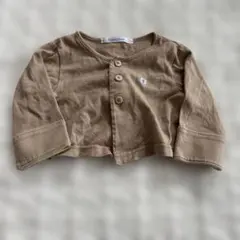 familiar ベージュ カーディガン 70