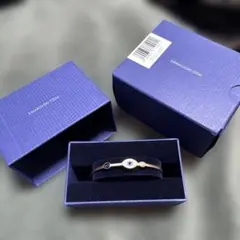 SWAROVSKI スワロフスキー ブレスレット ブルー クリスタル バングル
