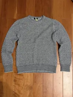 JOSEPH HOMME グレー編み込みニットのサムネイル