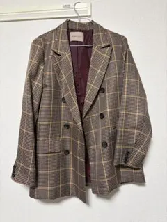 新品⭐️BEAMS LIGHTS チェック柄 テーラードジャケット　ビームス