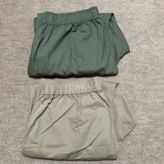ユニクロ　コットンリラックスアンクルパンツ Lサイズ 2枚セット