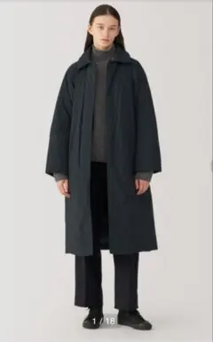 新品タグ付MUJI Labo ムジラボ 婦人 ダウンコート M ブラック無印良品