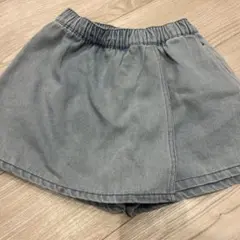 デニム　キュロットパンツ