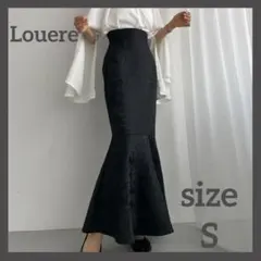 Louere ⭐︎ フラワージャガードハイウエストマーメイドスカート