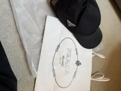 PRADA ナイロン ベースボールキャップ ブラックのサムネイル