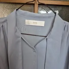 tocco リボン付きブラウス Mサイズ ライトブルーのサムネイル