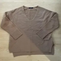 JOURNAL STANDARD Vネックニット ベージュ