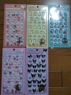 サンリオ キャラクターシール 5シートセット