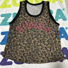 ZUMBA タンクトップ レオパード柄 メッシュのサムネイル