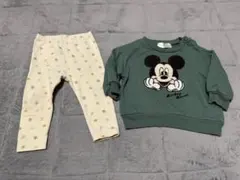 ミッキー スウェットとレギンスセット