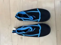 キッズシューズ ブラック/ブルー メッシュ20.0cm