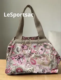 美品　LeSportsac レスポートサック　ペイズリー柄　バック　軽量