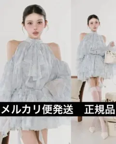 ミシェルマカロン ティアードフリルミニワンピース michellMacaron ミシェルマカロン ティアードフリルミニワンピース