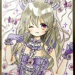 オ*ン様 手描き イラスト 魔法少女ノ魔女裁判 月代ユキ まのさば ユキ