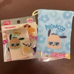 サンリオ　ポチャッコ　巾着　アクリルキーホルダーのサムネイル