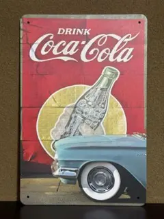 Coca-Cola コカ・コーラ ブリキ看板 レトロ
