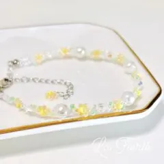 【選べる♡11色♡】推し活✧*ブレスレット/韓国アクセサリー/パール/クリスタル