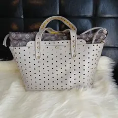 かなはま様専用　穴あきデザイン レザーバッグ