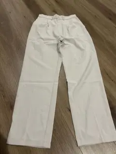 ホワイト スラックス Mサイズ ポリエステル
